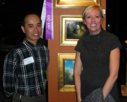 Receiving National Award from Calvin Liang, 2008