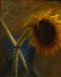 Sunflower in Blue Vase
8" x 10"   SOLD