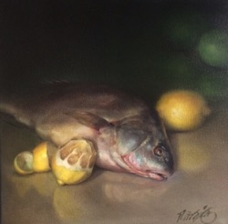 Fish with Lemons
16” x 16”  $3,500