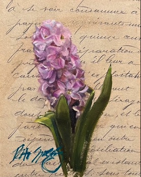 Lavender Hyacinth
8" x 10" $500 Lavender Hyacinth
8" x 10" $500