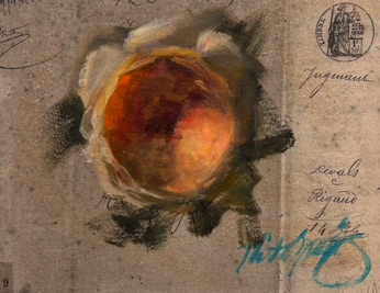 Moody Apricot
8" x 10" $500 Moody Apricot
8" x 10" $500