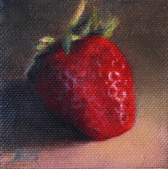 Strawberry ll
2.75" x 2.75"  SOLD