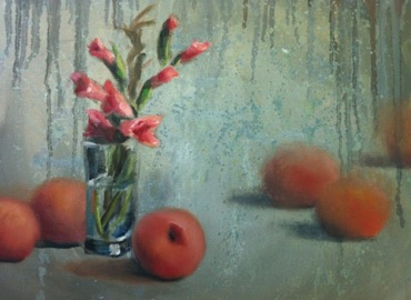 Peaches w Gladiola
SOLD