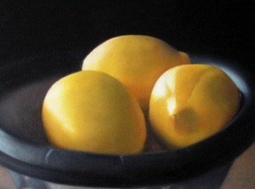Lemons in Blue Bowl
48" x 36"   SOLD