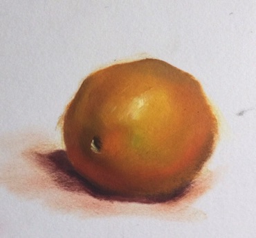 Orange on Paper