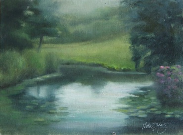 Domburg Pond in the Rain
16” x 12”   $850   DG