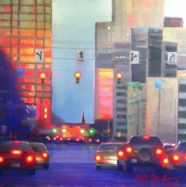 Twilight Hustle
20" x 20”  SOLD