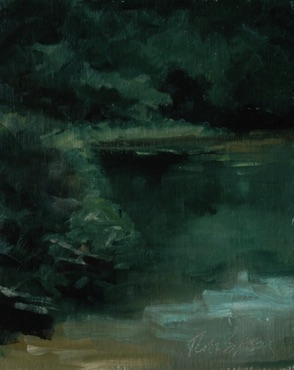 Cape Cod Pond 
(Sketch)
8" x 10"  $900