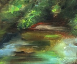 Irvington Stream
8" x 10" $800