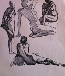 Ophelia
Ink Sketches