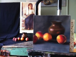 Pretty little peaches in the studio Pretty little peaches in the studio