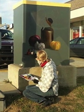 Painting Traffic Box
Irvington, Indiana