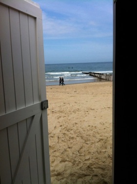 View from Inside the Beach
Cabin; May 2012