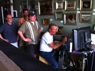 Film Crew in my studio
Spring 2012