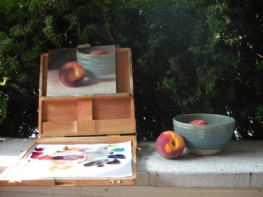 Painting a Still Life in Nantucket