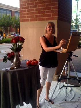 Painting Demo at
The HomExperience