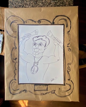 Having a little fun with the unveiling of Rob's portrait, per his request.. :) Having a little fun with the unveiling of Rob's portrait, per his request.. :)