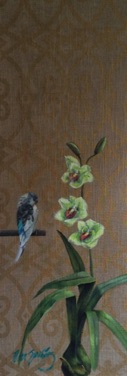 “Preen”  
15” x 42”    $2,200