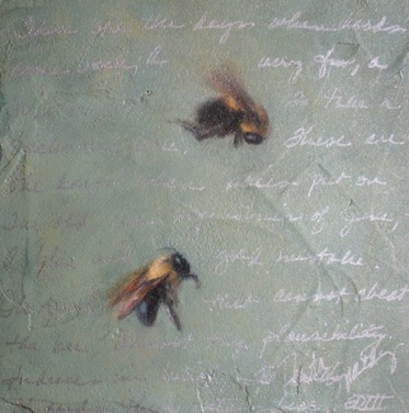 Bumbling Bees
6" x 6"  $850