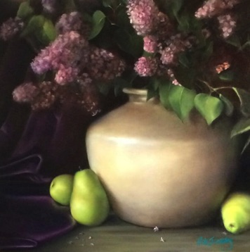 Still Life with Lilacs & Pears  
35" x 35"   SOLD