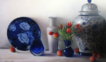 Still Life in Blues
48” x 36”   SOLD