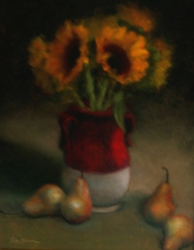 Sunflowers & Pears
16" x 20"    SOLD