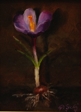 Purple Crocus, Exposed<br>

6x8   <span style="color: red; font-size: 14px">Sold</span>