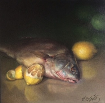 Fish with Lemons
16” x 16”  $2,800