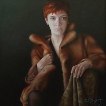Maureen in Red Fox
36” x 36”  $6,800