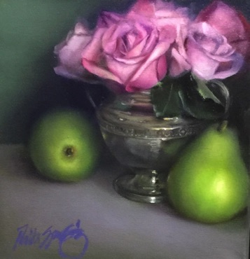 Roses & Pears
12” x 12” $2,100 Roses & Pears
12” x 12” $2,100