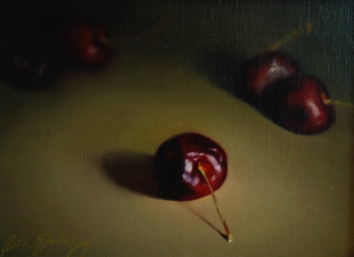 Still Life with  Cherries
6" x 8"      $1,200