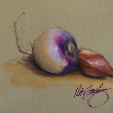 Turnip sketch
8” x 8”  SOLD