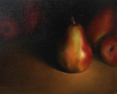 Red/Green Pears #1
8" x 10"   SOLD