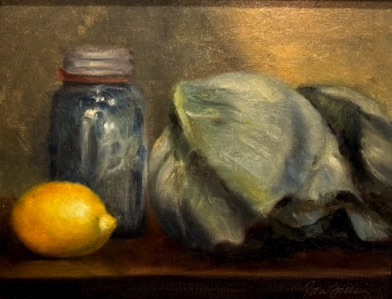 Still Life with Lemon and Cabbage
11" x 14"  $2,100